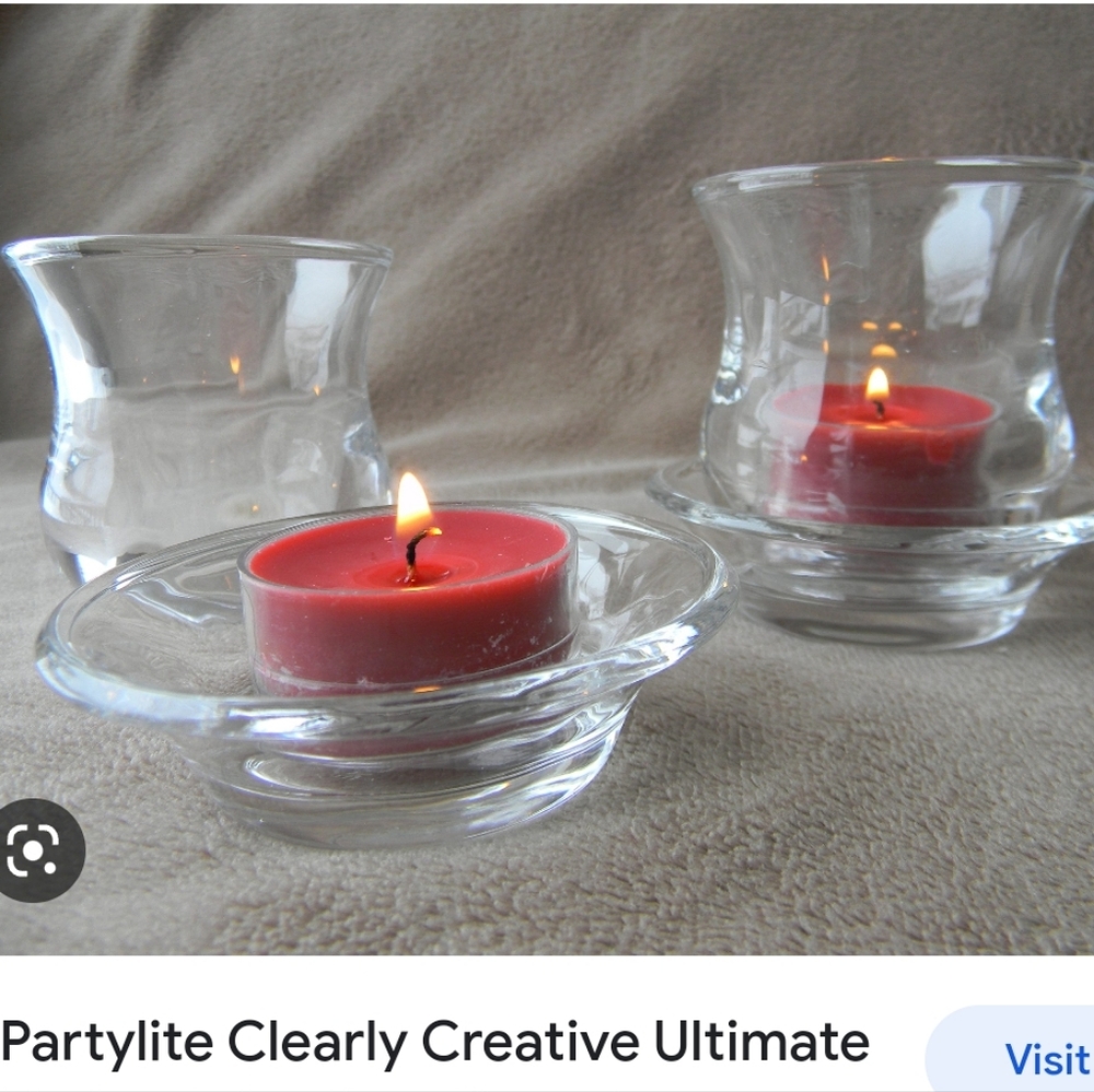 Parrylite clearly creative votive set